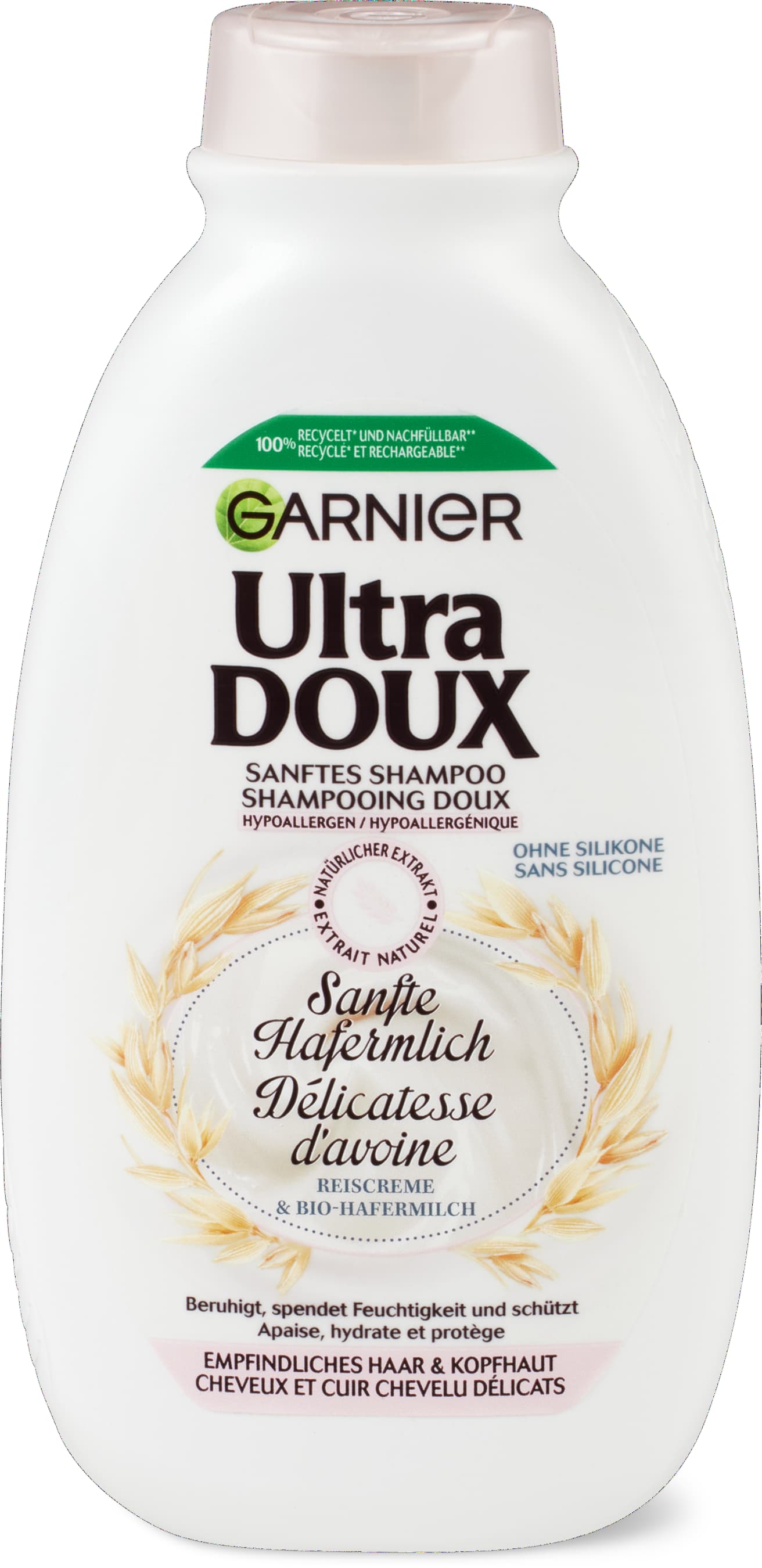 Sanfte Hafermilch Shampoo empfindliches Haar & Kopfhaut